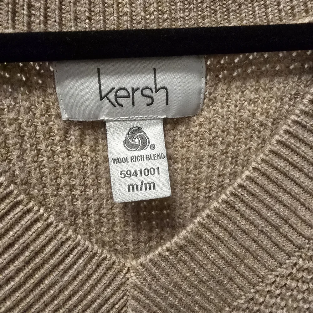 Kersh Wool Blend Beige Sweater - Picture 2 of 3